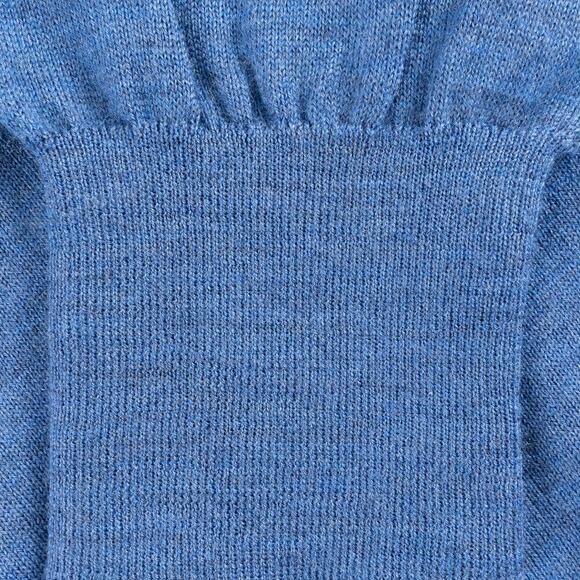 Dior Virgin Wool V-Neck Sweater Men's Small Blue - Picture 5 of 8